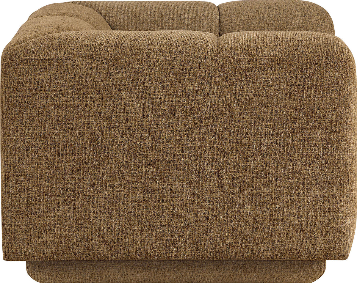 Modari Brown Fabric Upholstered Chair