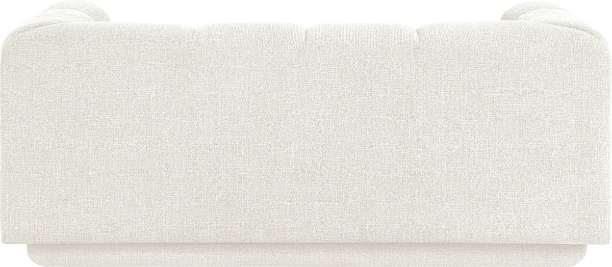 Modari 70.25in Cream Fabric Upholstered Loveseat