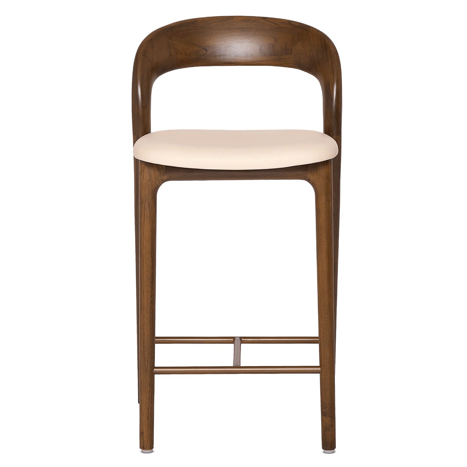 Interlude Home Felix Classic Walnut Counter Stool Set of 2