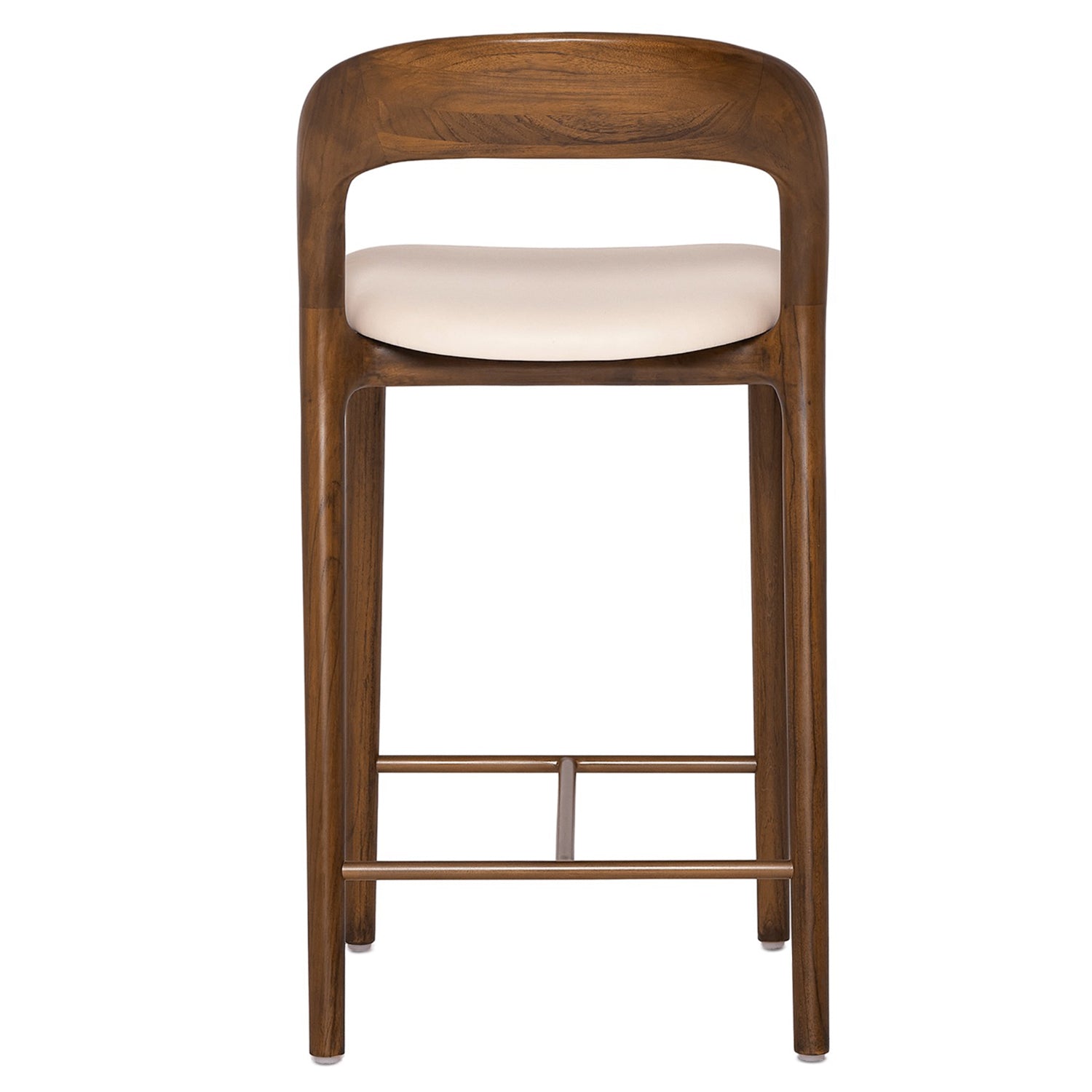 Interlude Home Felix Classic Walnut Counter Stool Set of 2