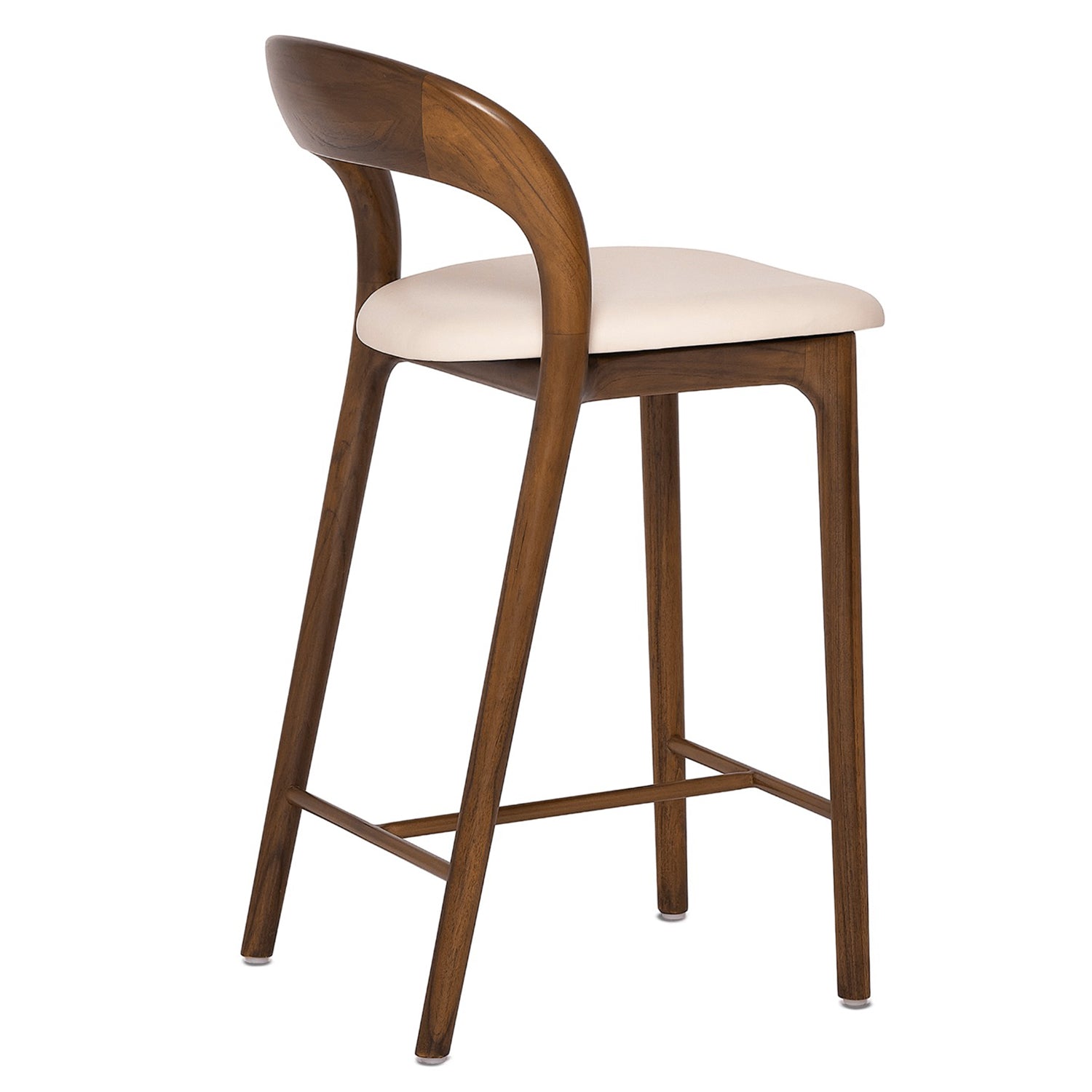 Interlude Home Felix Classic Walnut Counter Stool Set of 2