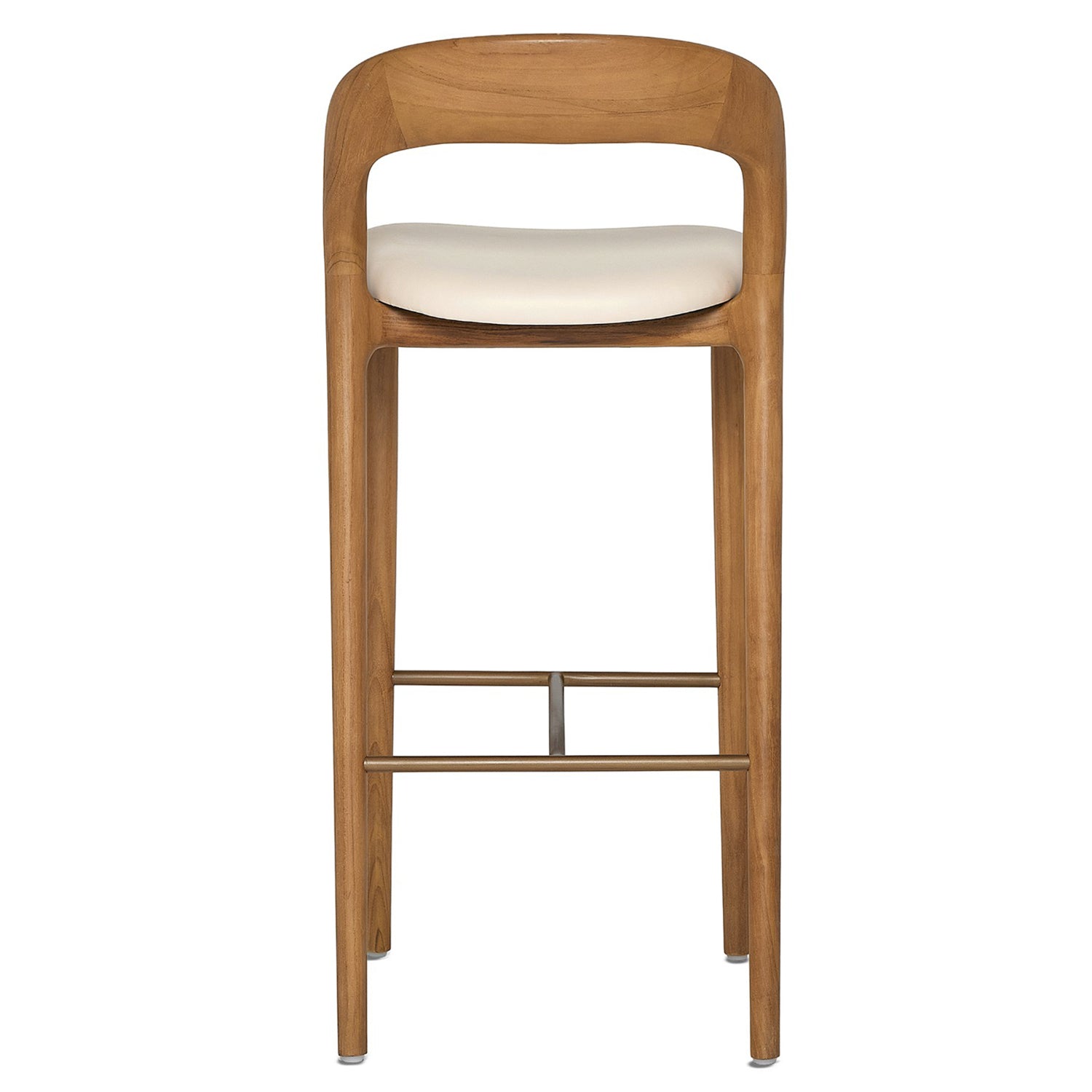 Interlude Home Felix Tawny Bar Stool Set of 2 styled in a room