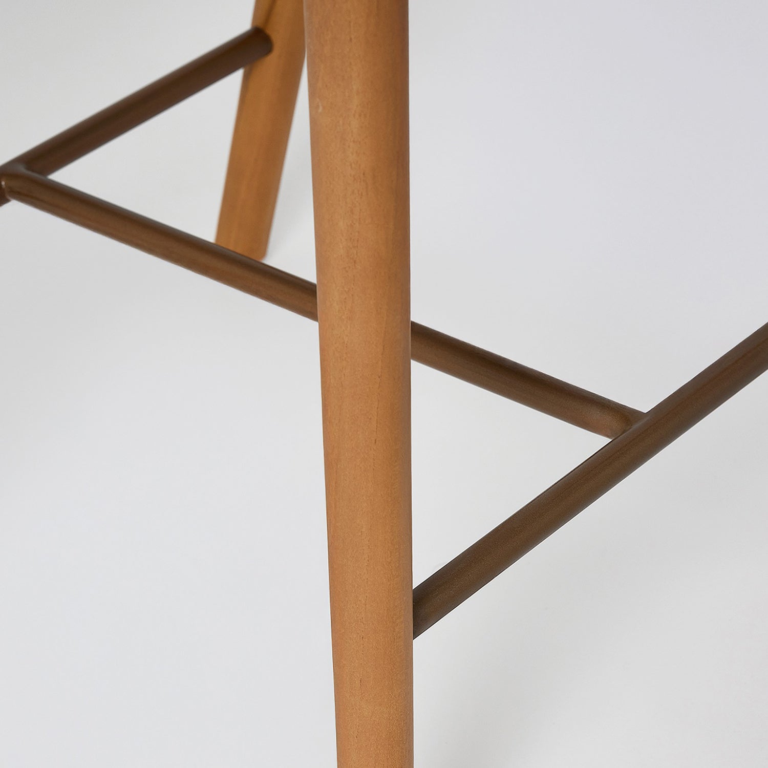 Interlude Home Felix Tawny Bar Stool Set of 2, side profile view