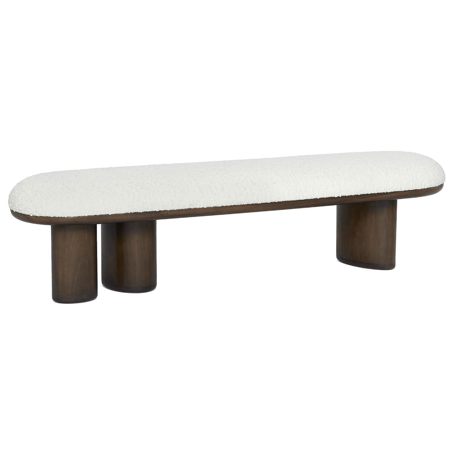 Interlude Home Reese Classic Walnut Bench