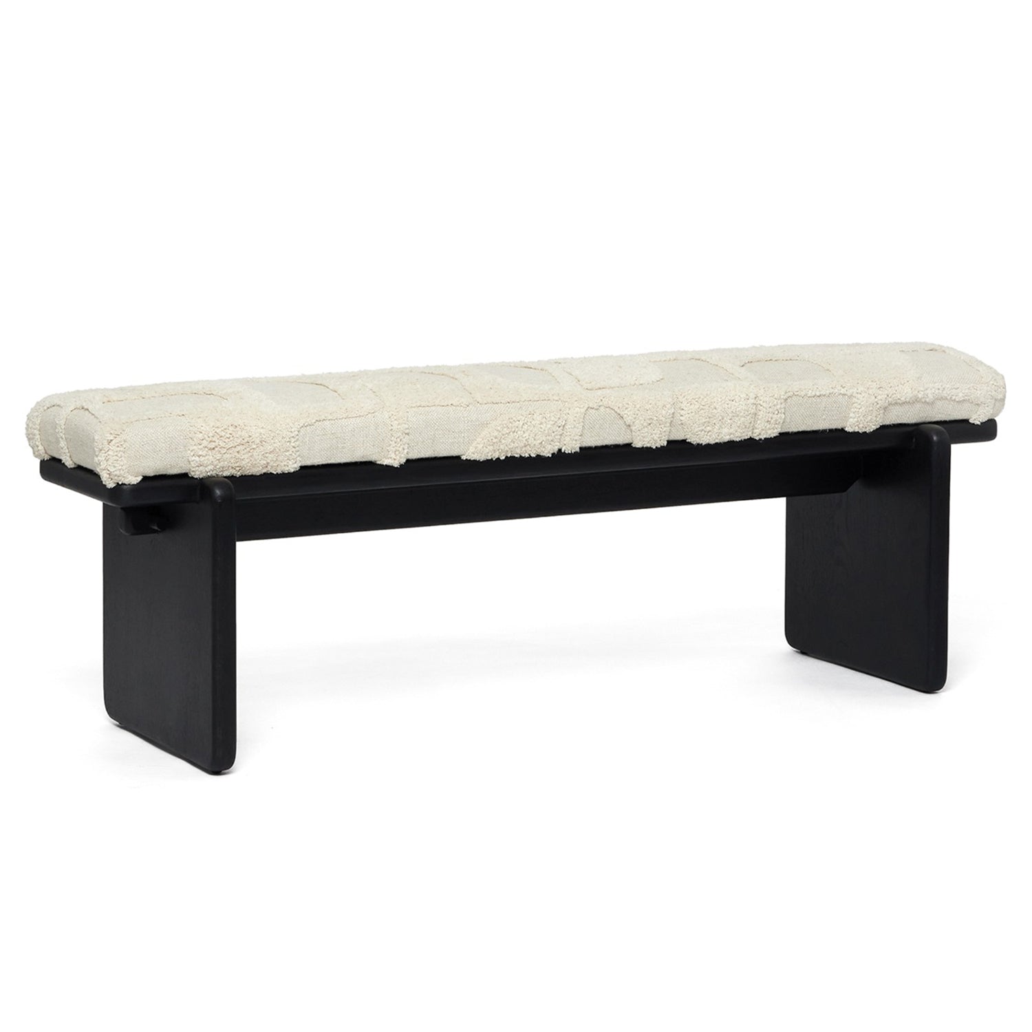 Interlude Home Collier Matte Black Bench