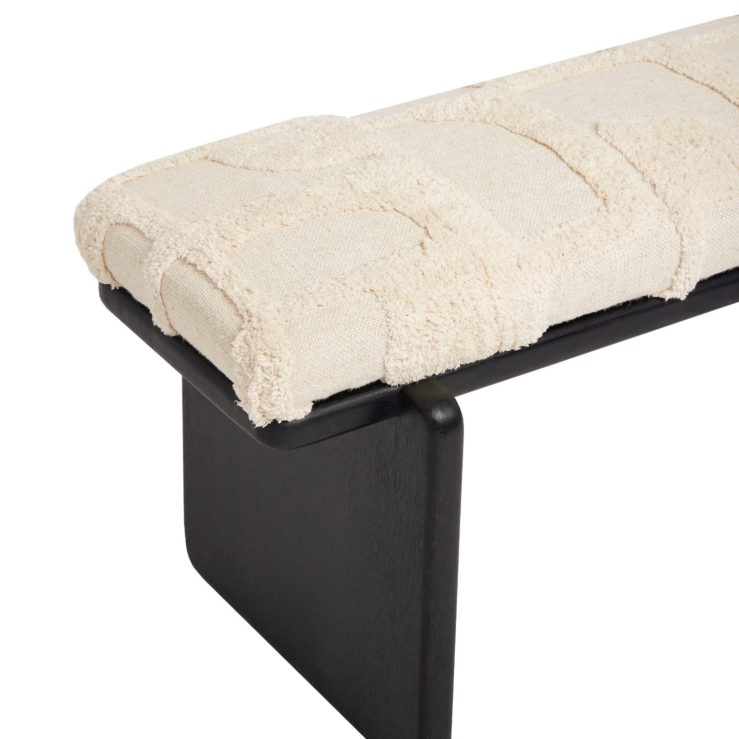 Interlude Home Collier Matte Black Bench
