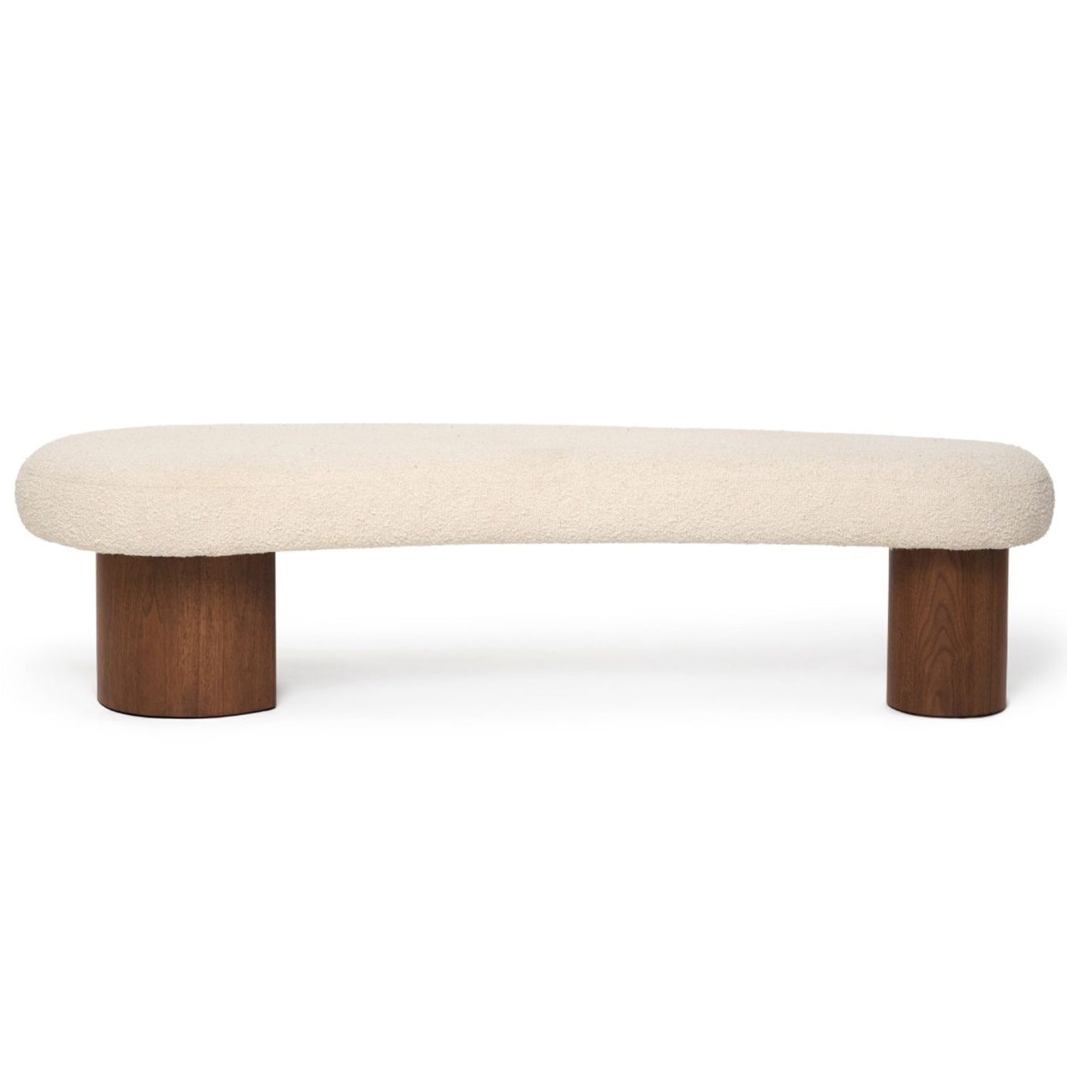 Interlude Home Caillou Classic Walnut Bench