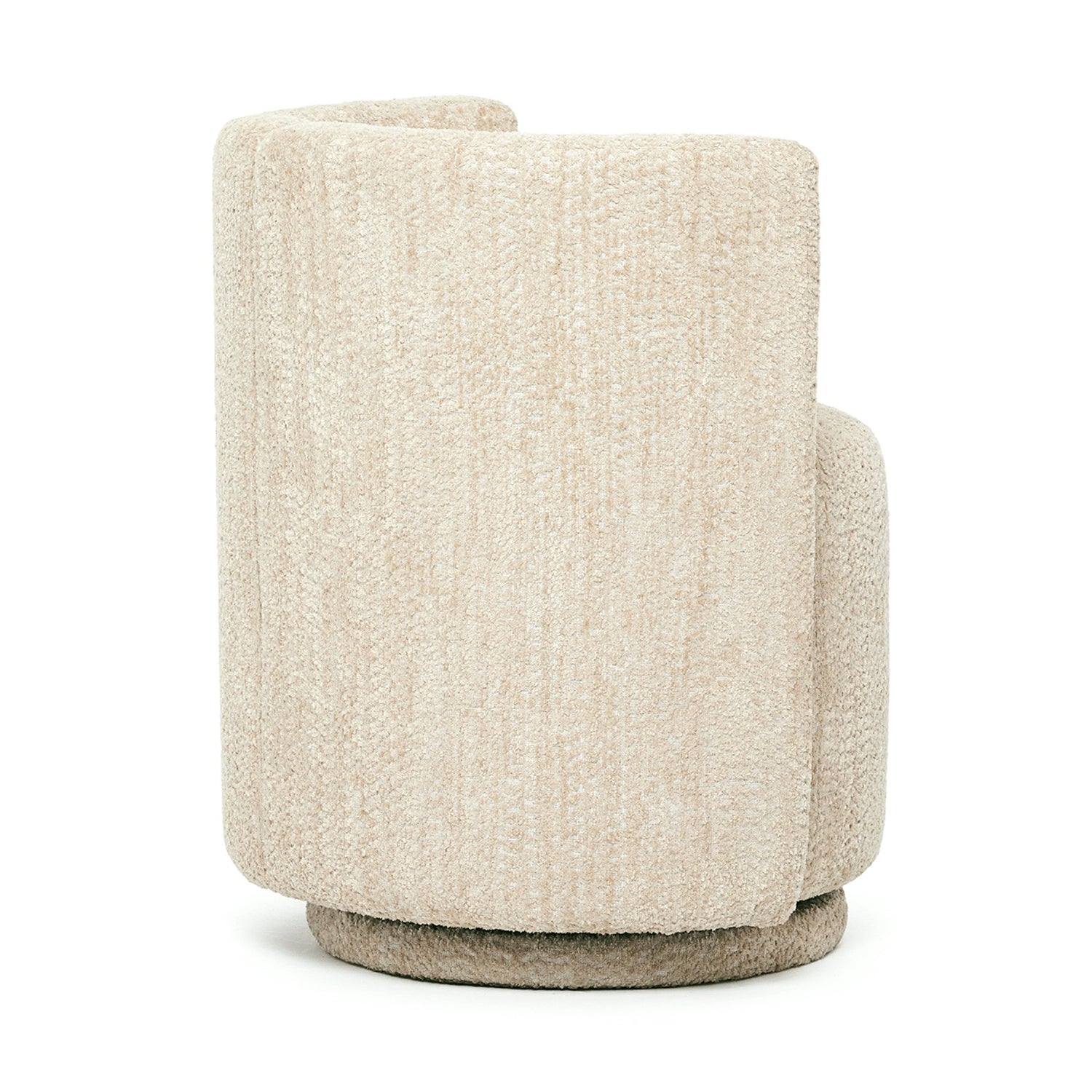 Close-up of the Fabric finish on the Interlude Home Willa Cove Swivel Lounge Chair
