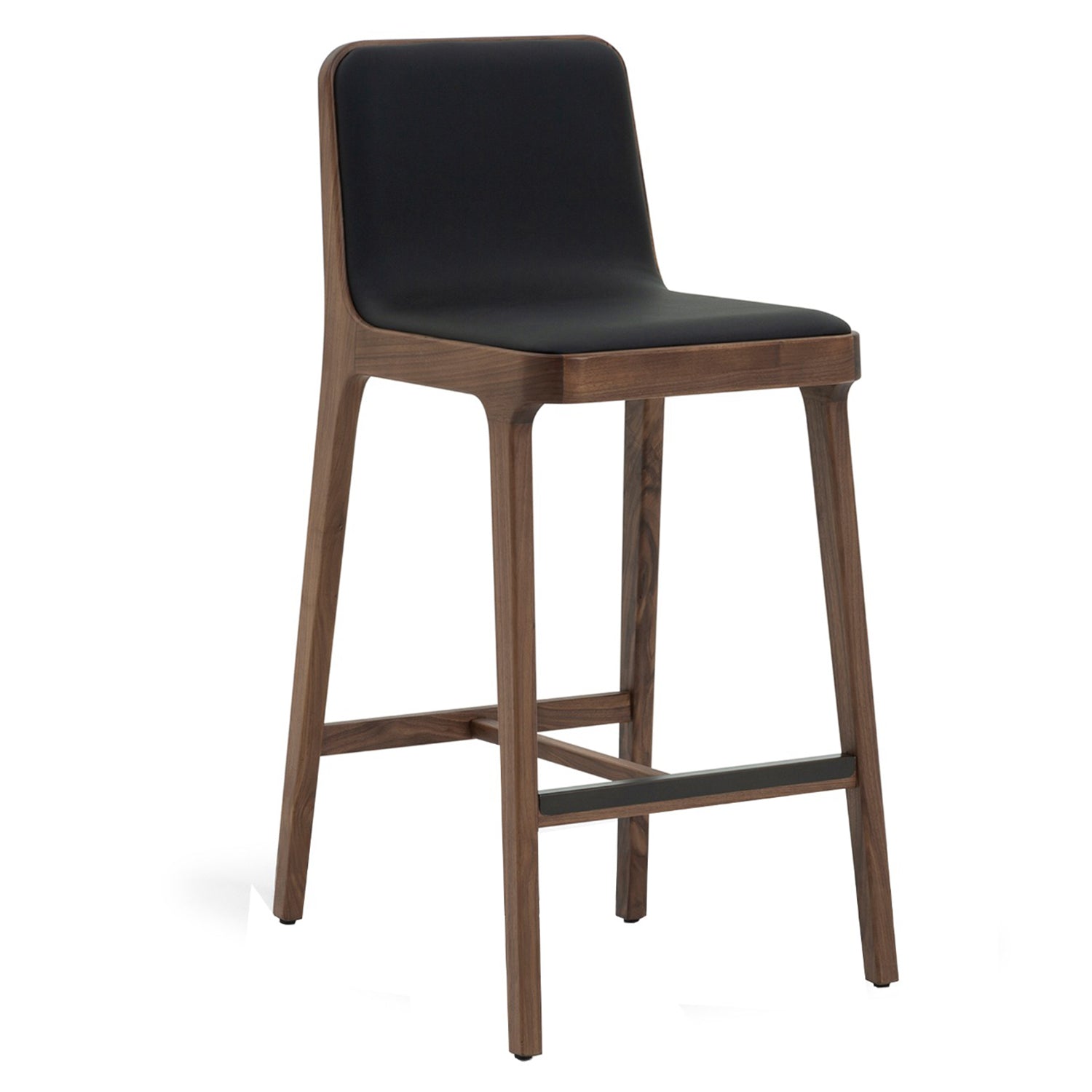Interlude Home Florent Walnut Bar Stool