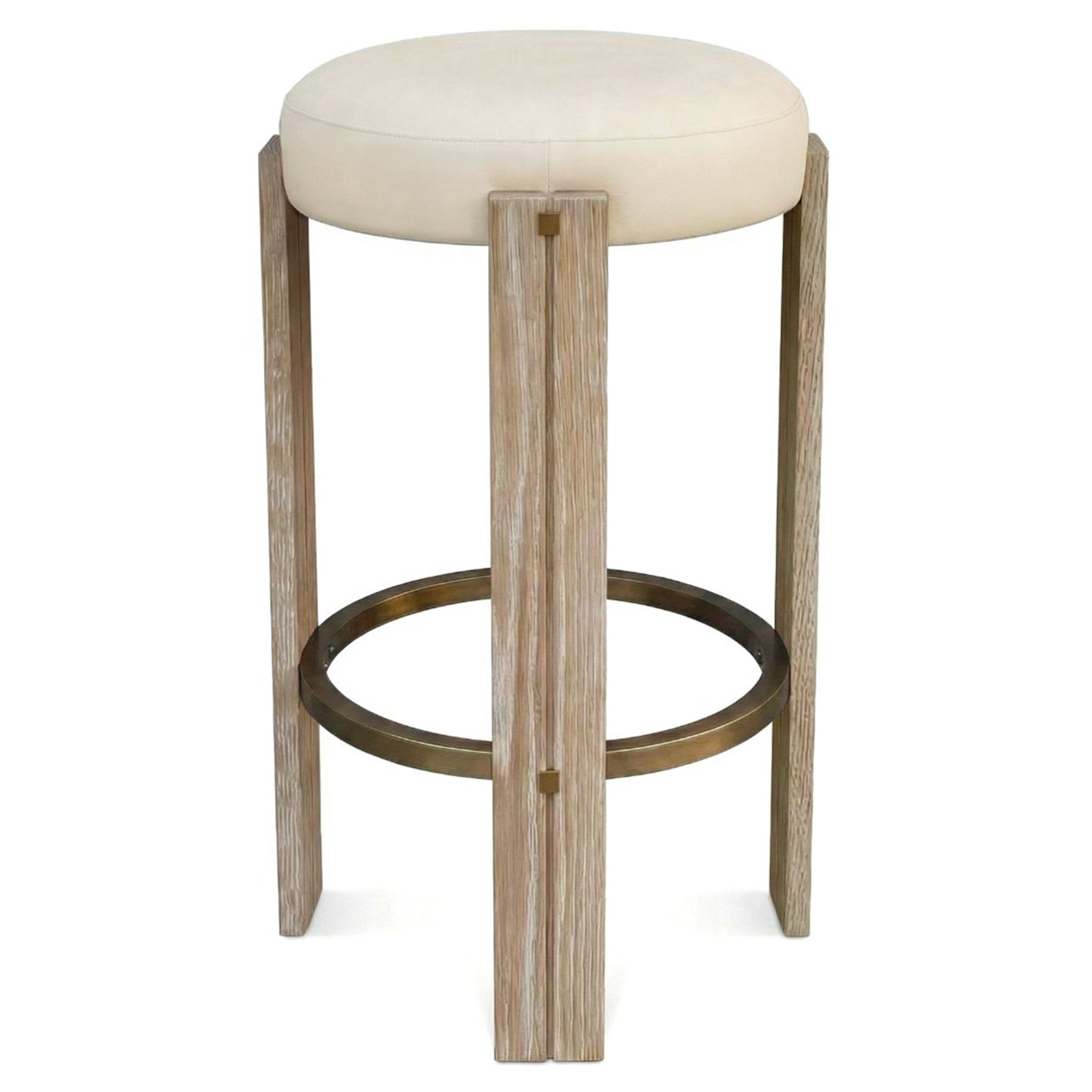 Interlude Home Grant Saddle Counter Stool Set of 2