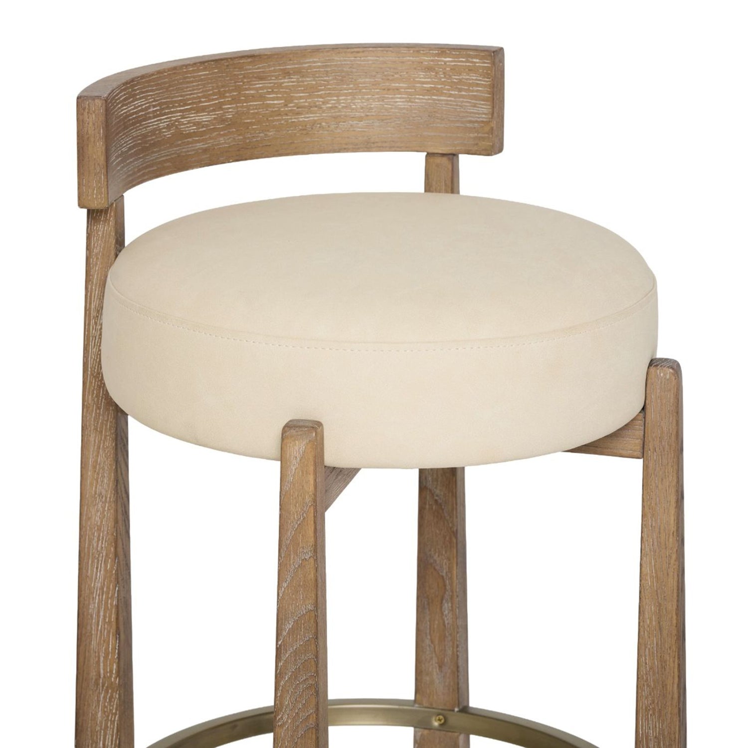 Holden Autumn Brown Counter Stool Set of 2 styled in a room to show its counter stool scale and proportions