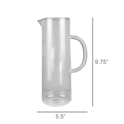 Jolie Ribbed Pitcher