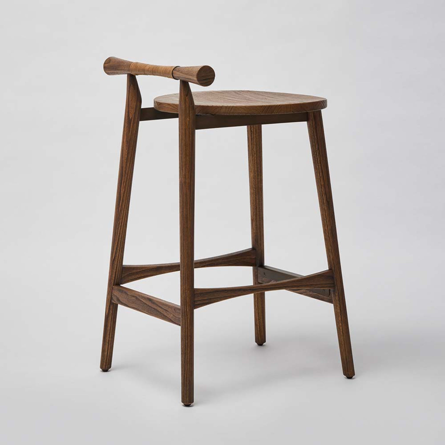 Interlude Home Madeira Toffee Counter Stool Set of 2