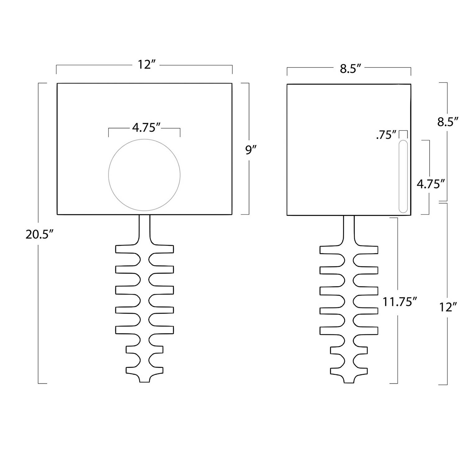 Regina Andrew Fishbone Wall Sconce
