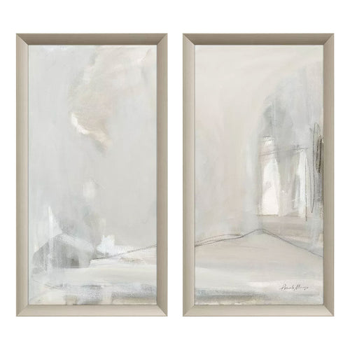 Munger Delicate Gray Framed Art Set of 2