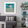 Dabson Boat and Buoy Framed Art