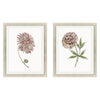 Inspire Studio Floral Beauty II Framed Art Set of 2
