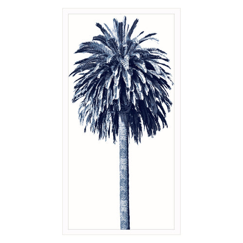 Davis Palm Tree Blue II Framed Art