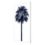 Davis Palm Tree Blue IV Framed Art