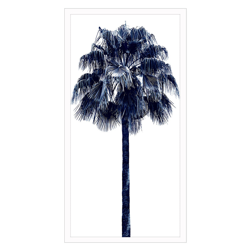 Davis Palm Tree Blue IV Framed Art