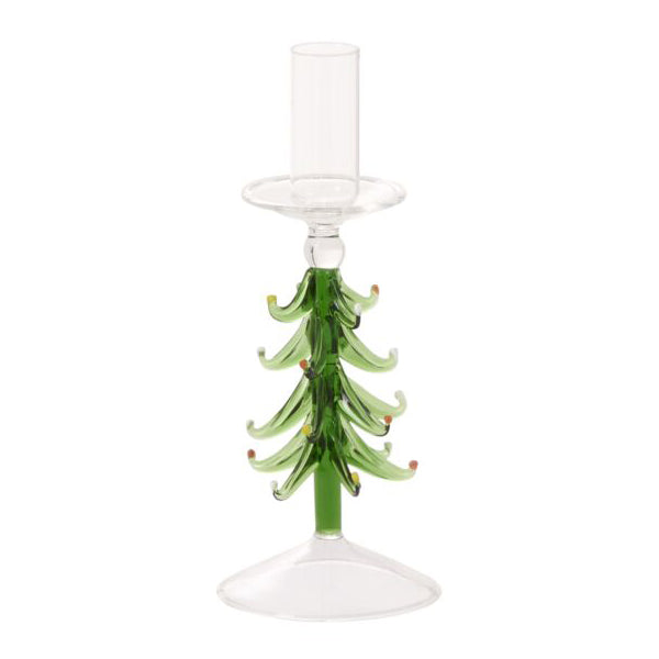Fir Tree Candleholder Set of 2