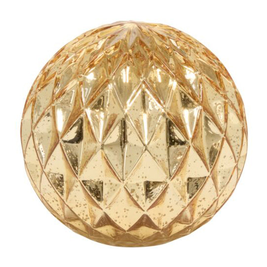 Golden LED Globe Set of 4