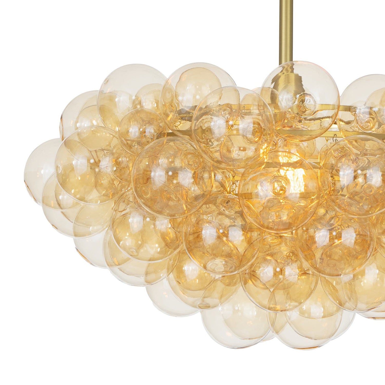 Regina Andrew Bubbles Amber Chandelier