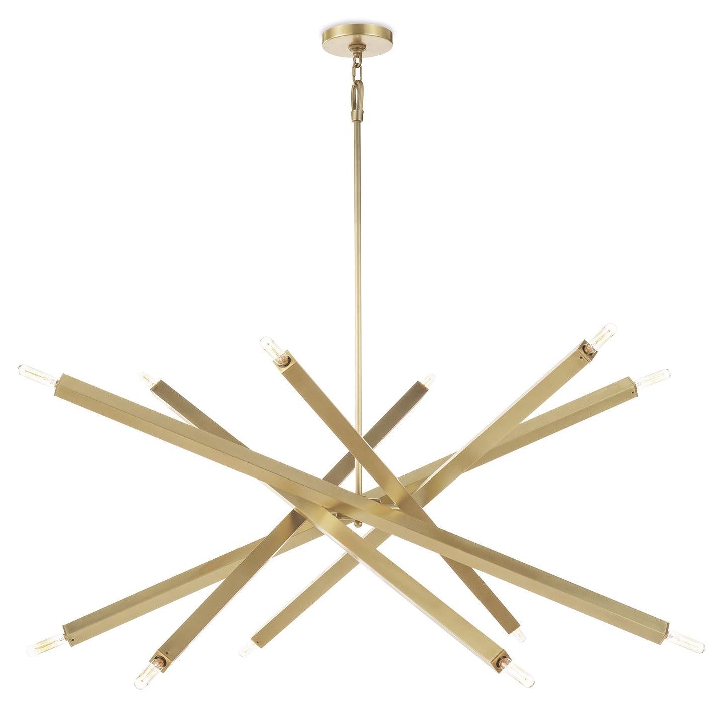 Regina Andrew Viper Natural Brass Chandelier