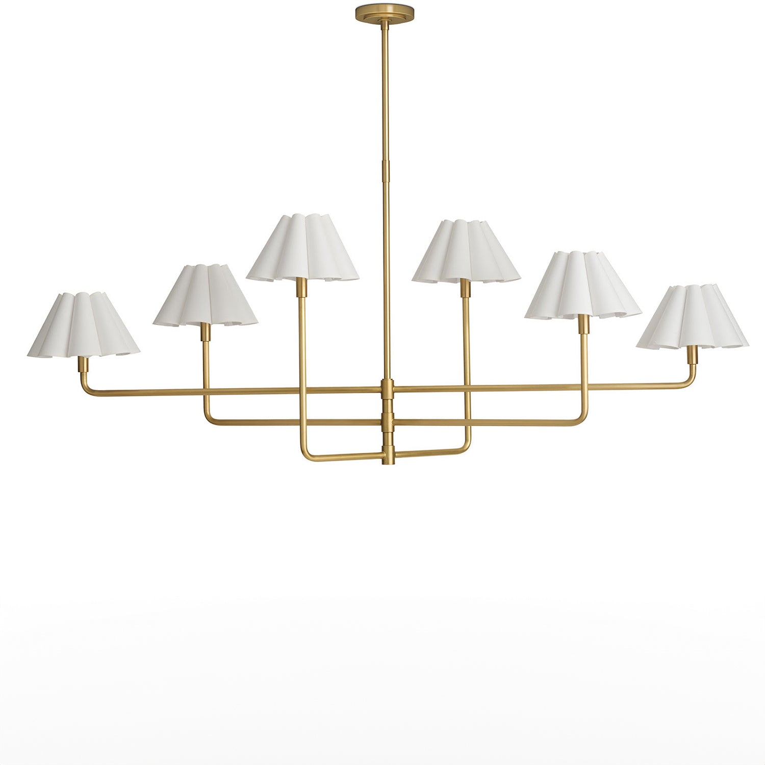 Regina Andrew Polly Scalloped Chandelier