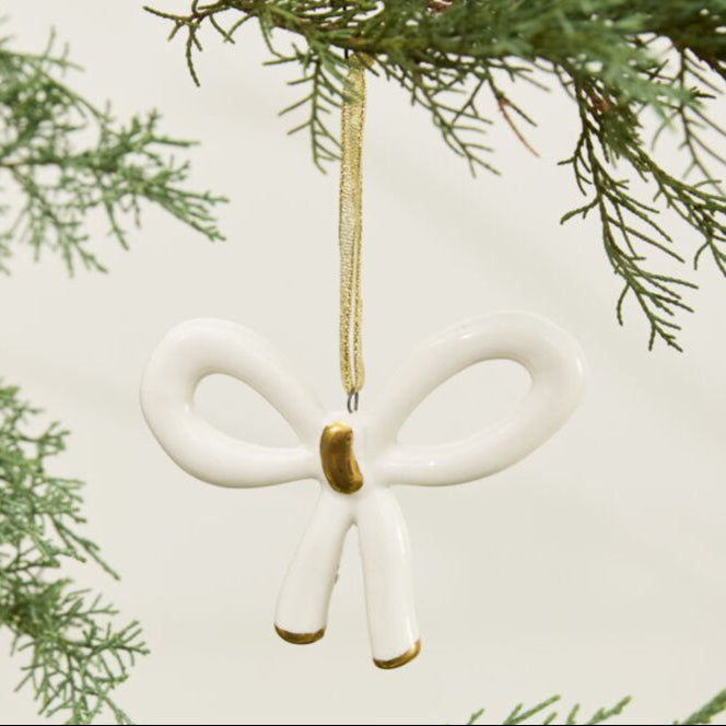 Paynes Gray Luella Bow Ornament - Thumbnail 2