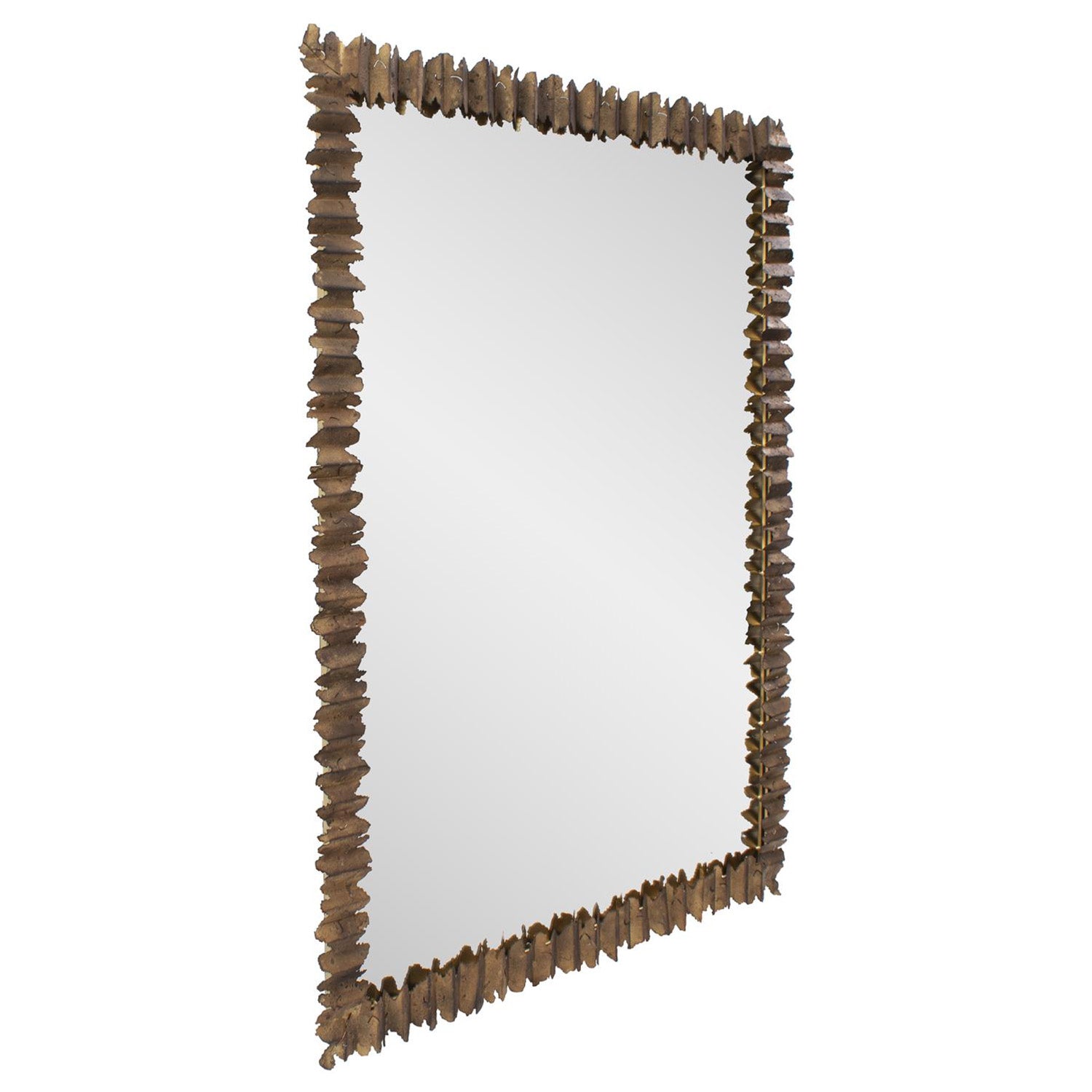 Alberto Gio Salvaged Bronzed Wall Mirror