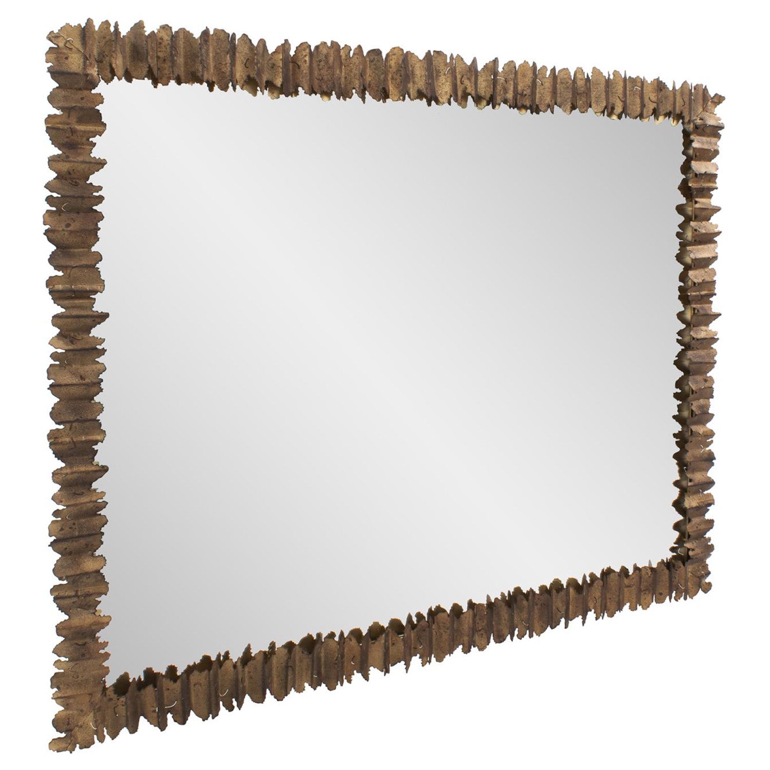 Alberto Gio Salvaged Bronzed Wall Mirror