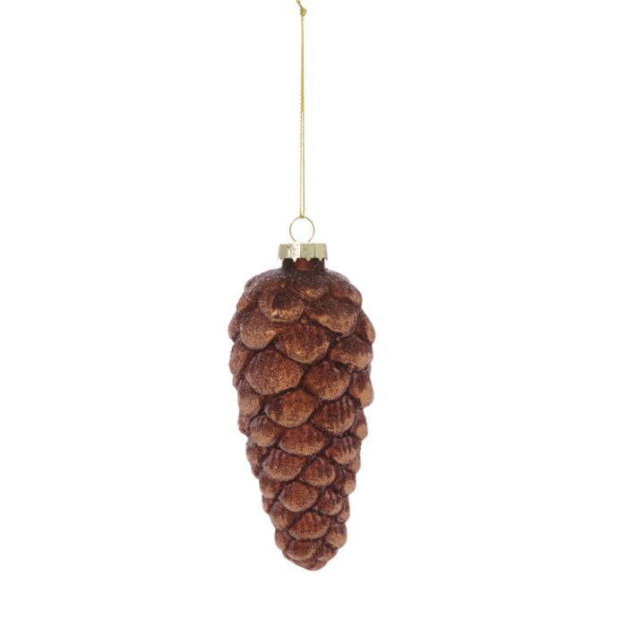 Frosted Pinecone Ornament Set of 6