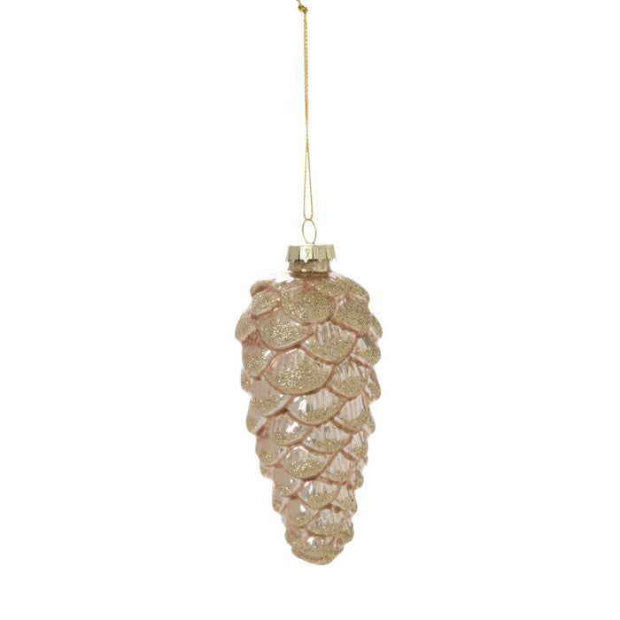 Frosted Pinecone Ornament Set of 6