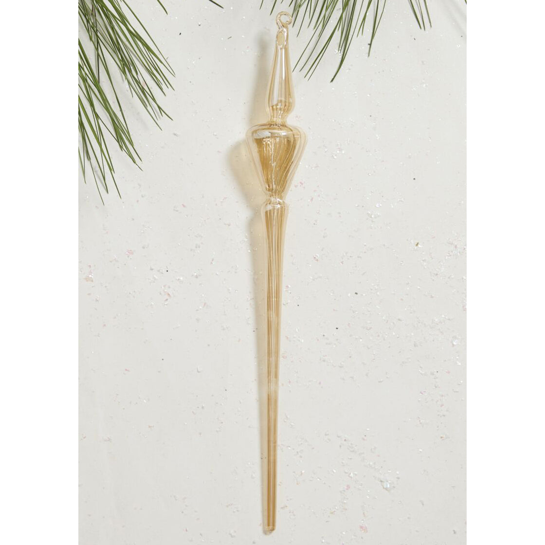 Angled Icicle Ornament Set of 6