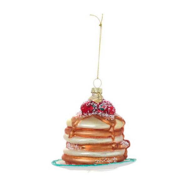 Dessert First Pancake Ornament Set of 6
