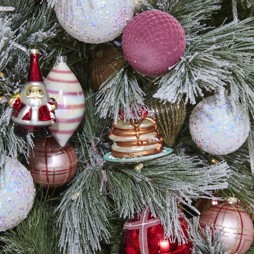 Dessert First Pancake Ornament Set of 6