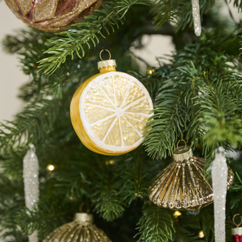 Juicy Lemon Ornament Set of 6