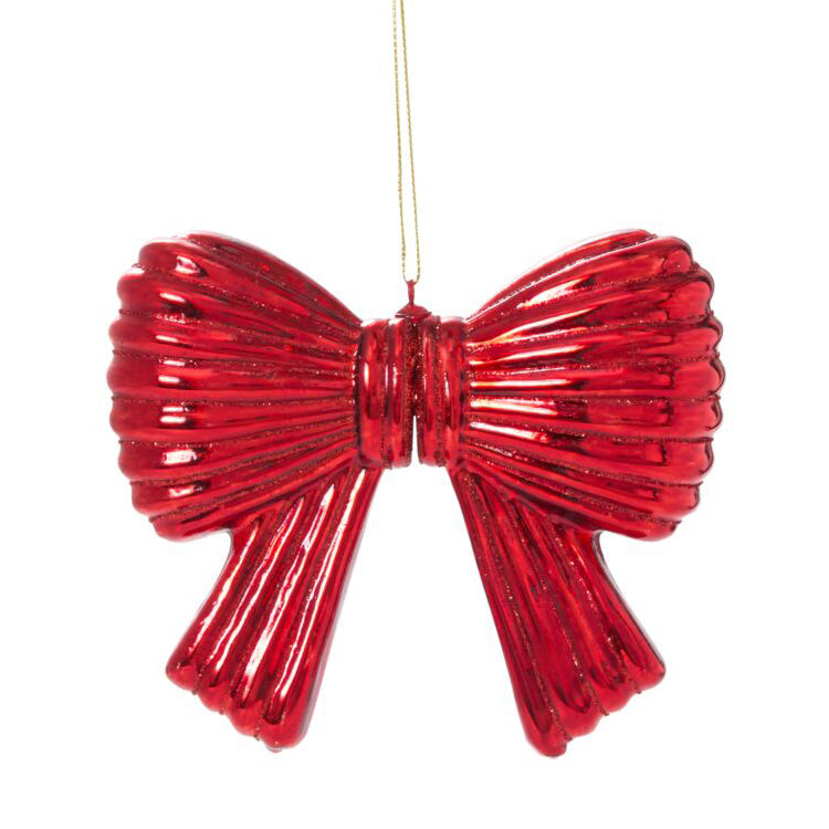 Bow Metallic Ornament Set of 6