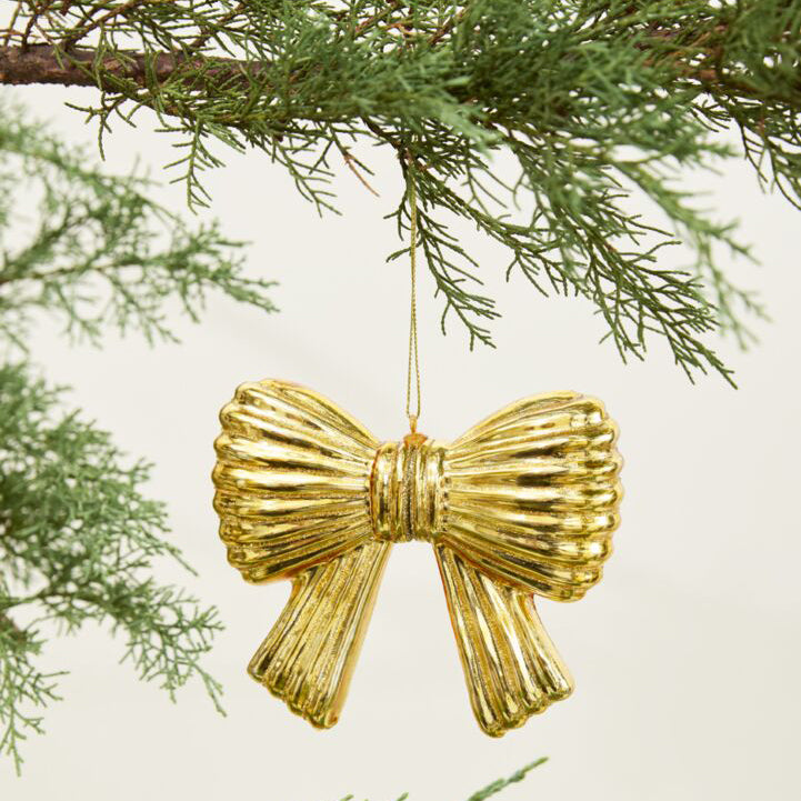 Bow Metallic Ornament Set of 6