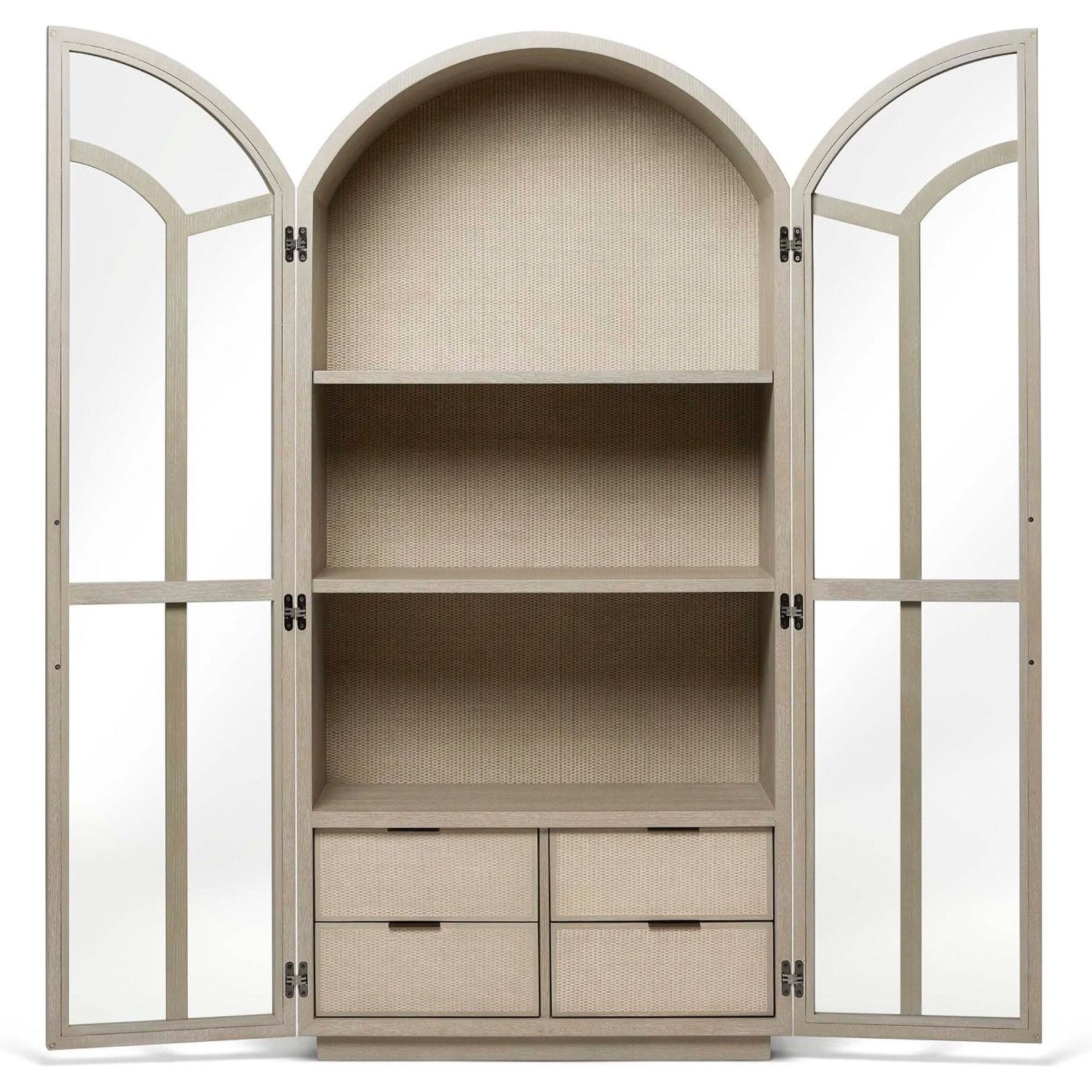 Interlude Home Claudine Glass Door Cabinet