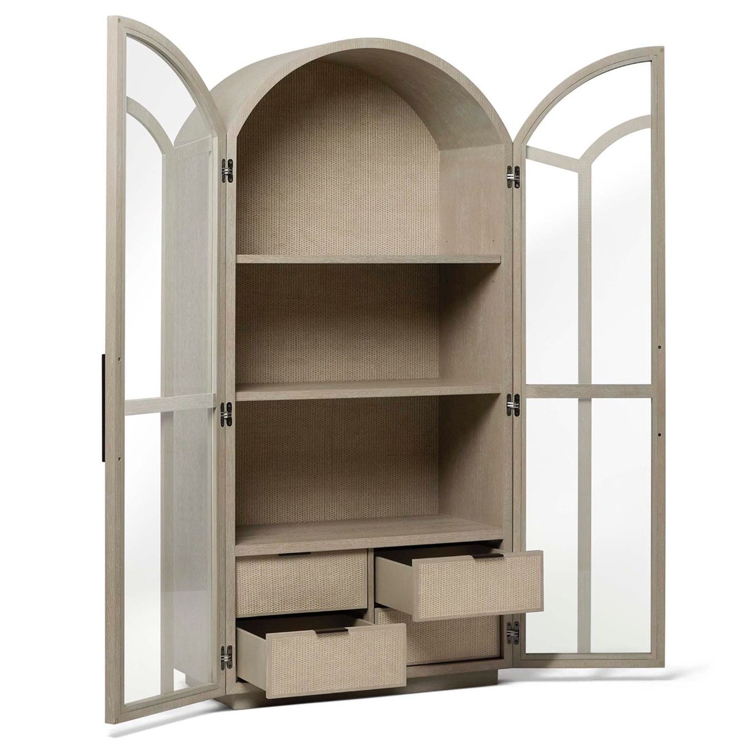 Interlude Home Claudine Glass Door Cabinet