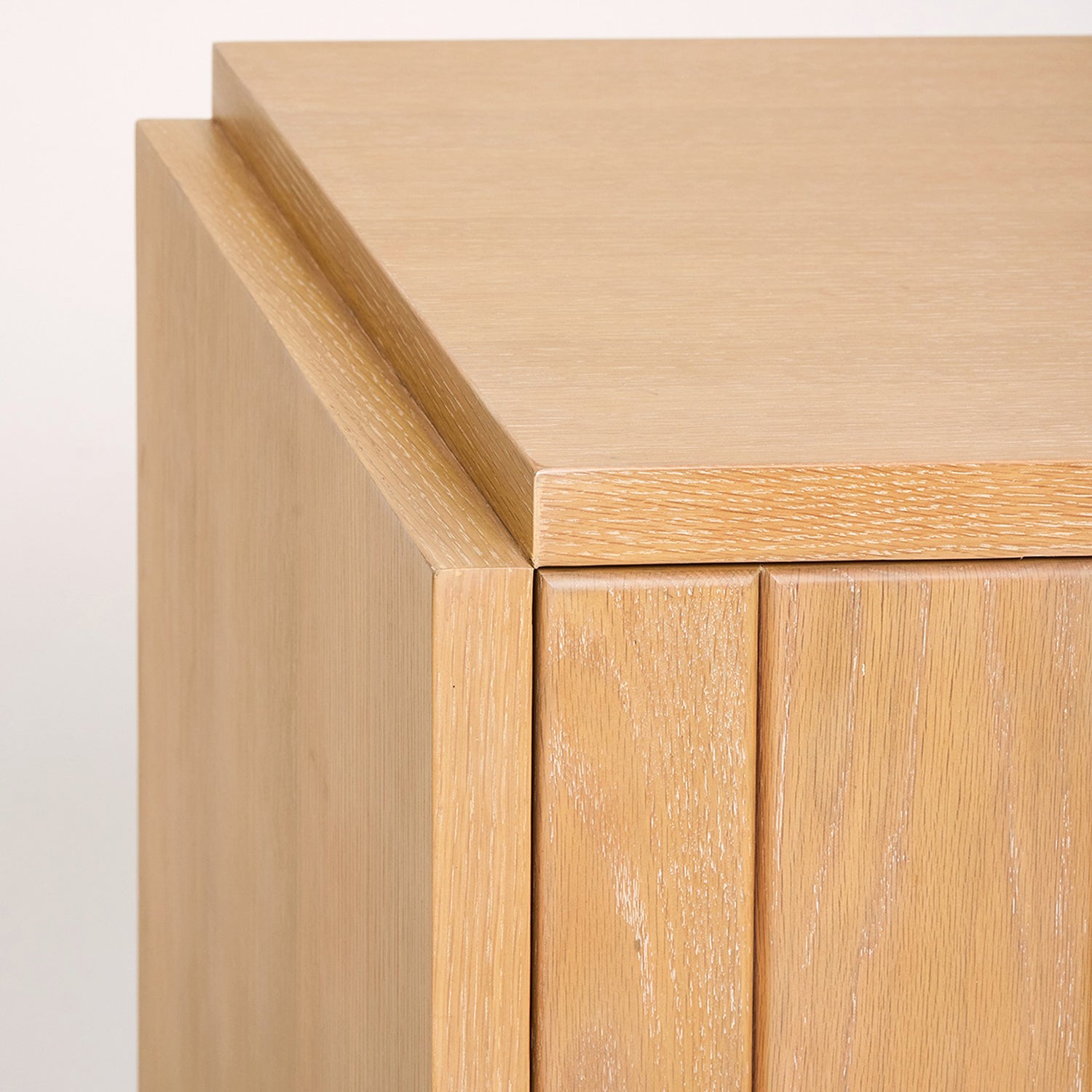 Louise Saddle Occasional Chest in oak Saddle finish, styled in a room setting