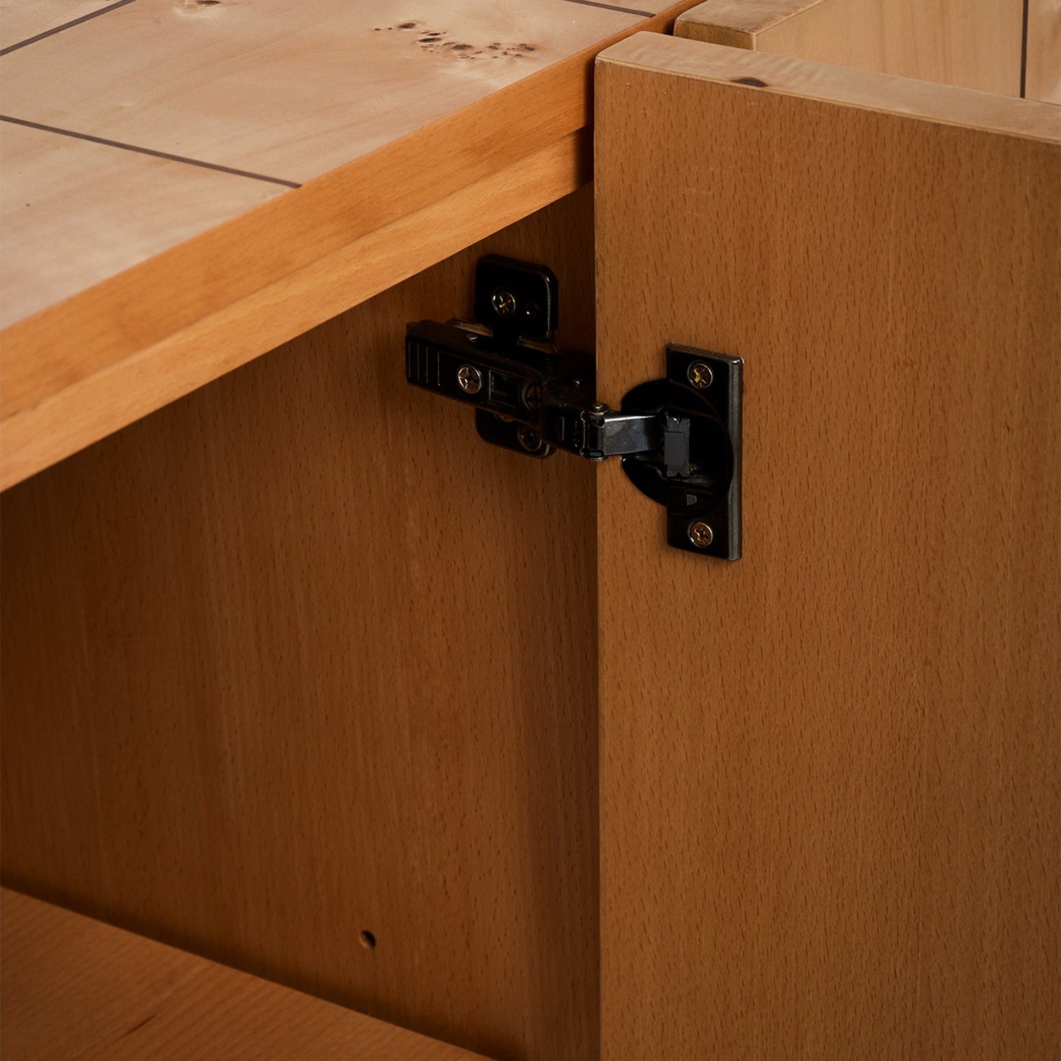 Raphael Canyon Credenza shown to scale, revealing its credenza silhouette