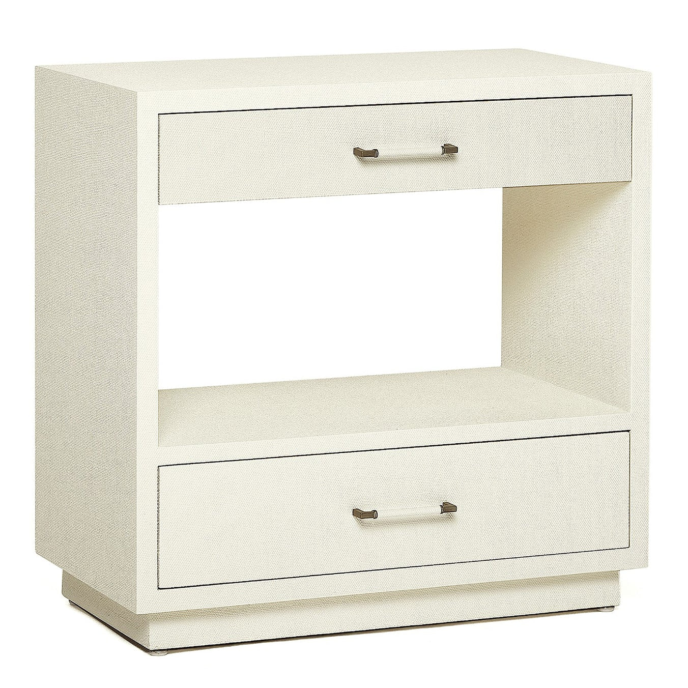 Interlude Home Taylor White Tall Bedside Chest