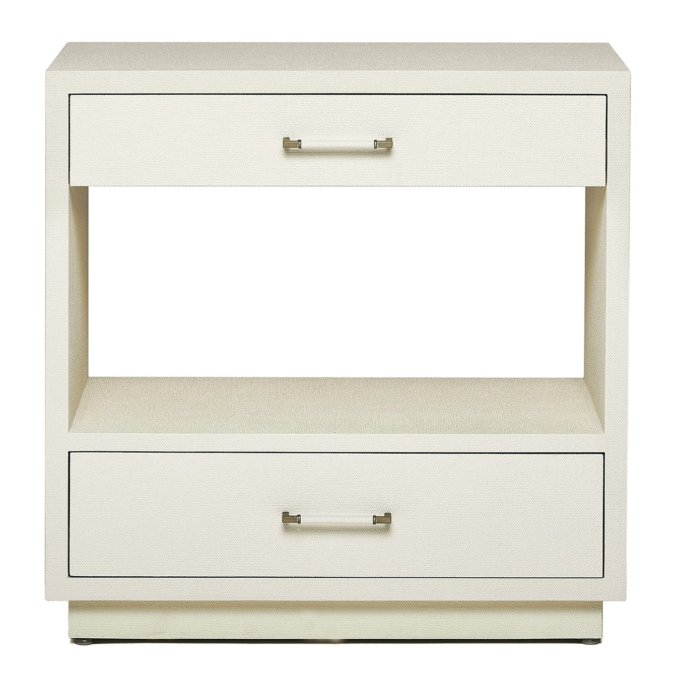 Interlude Home Taylor White Tall Bedside Chest