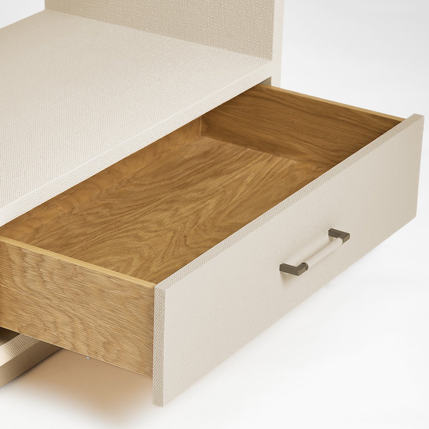 Interlude Home Taylor Sand Tall Bedside Chest