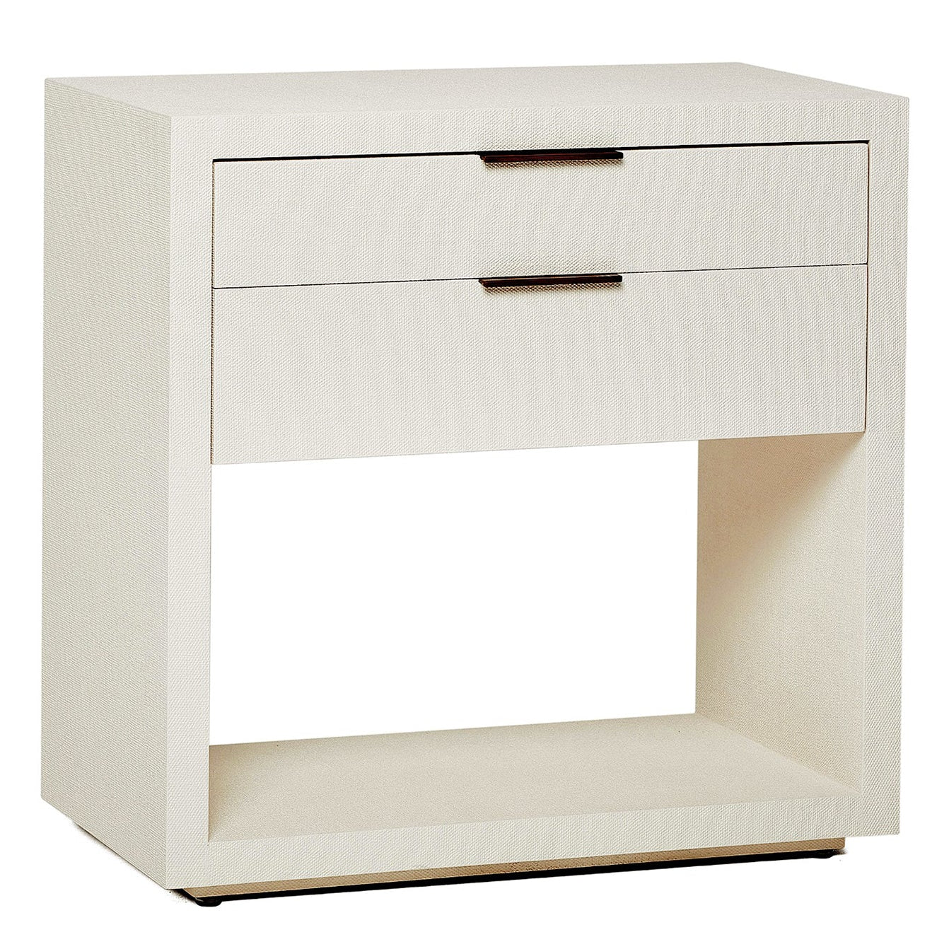 Interlude Home Montaigne White Tall Bedside Chest