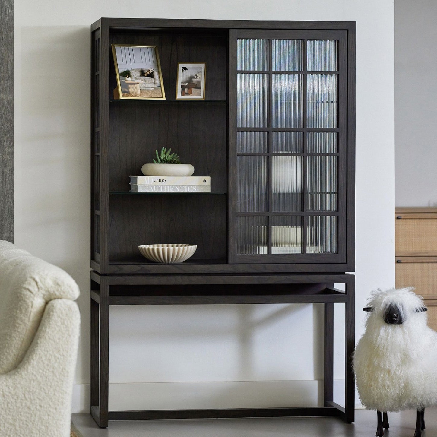 Interlude Home Hadley Cinder Cabinet