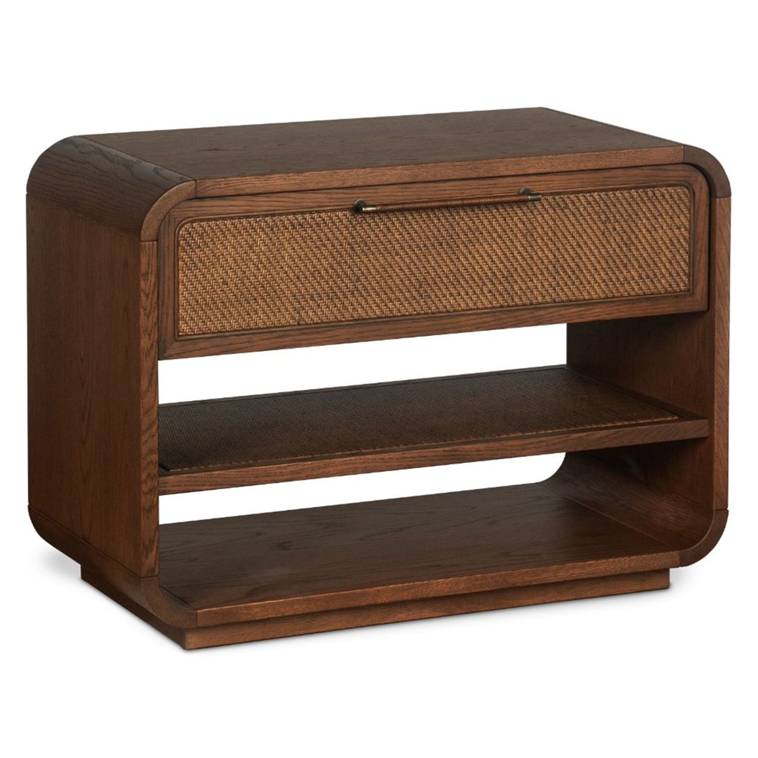 Interlude Home Marsh Walnut Large Bedside Chest
